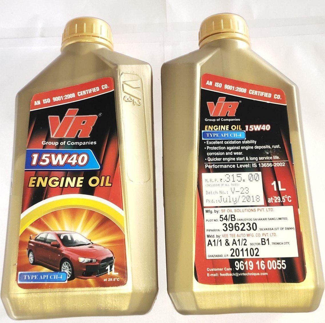 15W-40 CF-4: 1 LTR